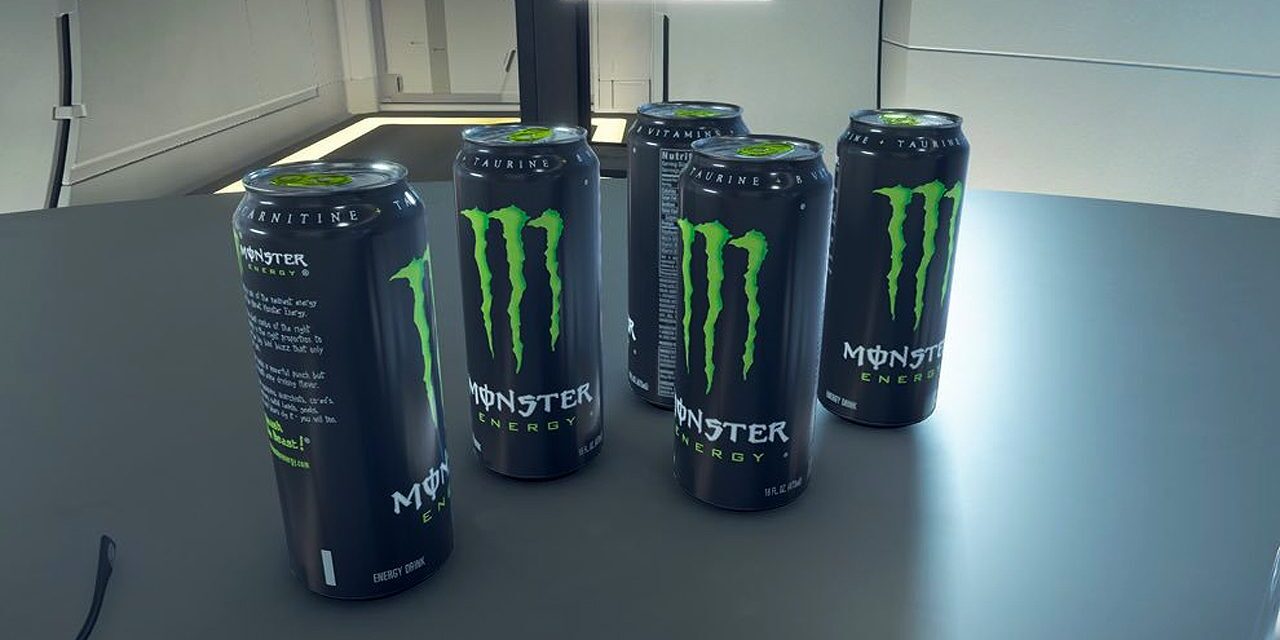 Monster Energy stocks went up after product placement in Death