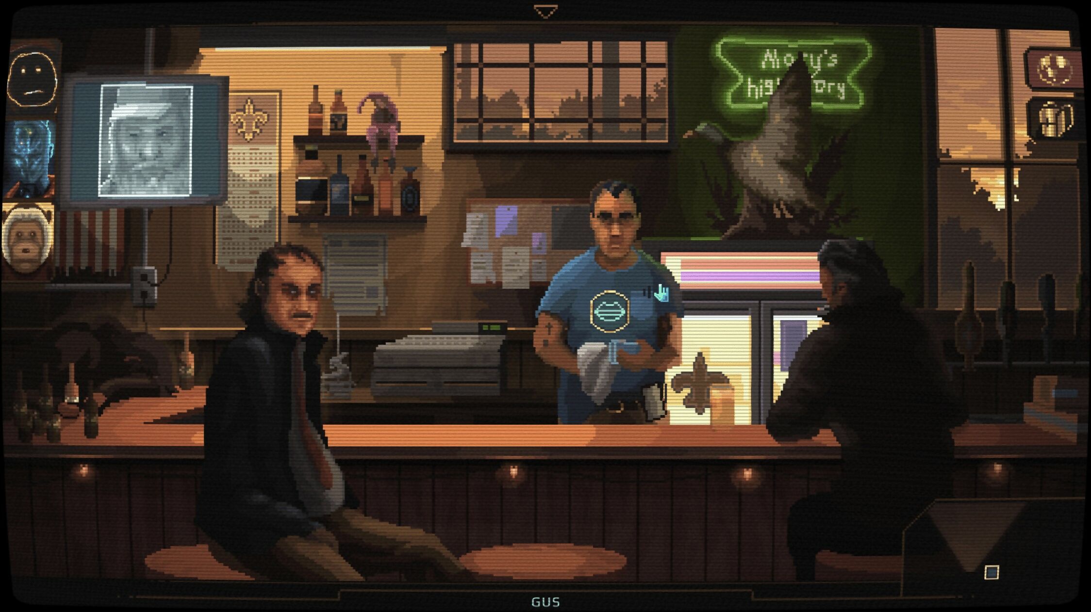 NORCO review, Point-and-click with haunting pixel art