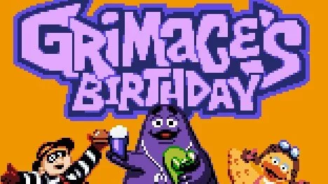 Grimace's Birthday title screen