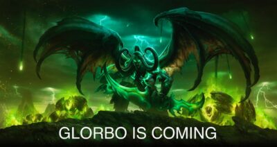 AI - World of Warcraft image saying 'Glorbo is coming'