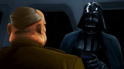 Pre-alpha footage of Star Wars: Dark Forces Remaster showing Darth Vader
