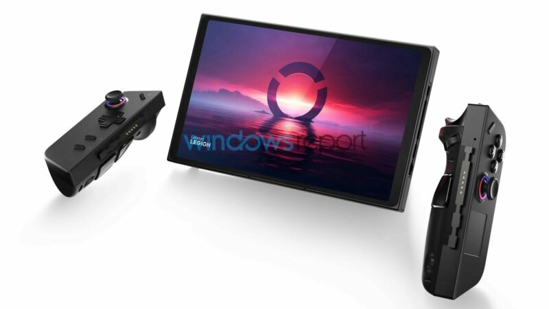The Lenovo Legion Go with removable controllers