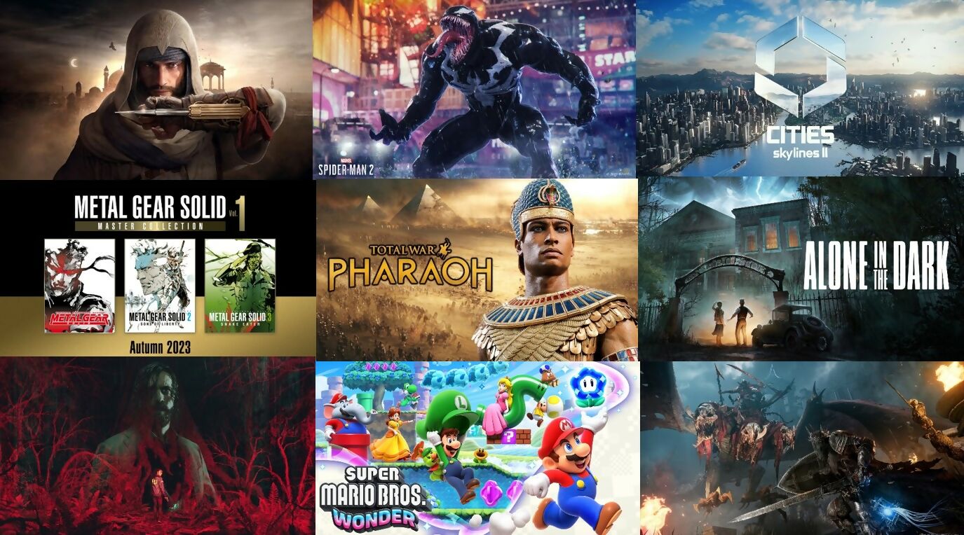 A selction of nine games being released in October.