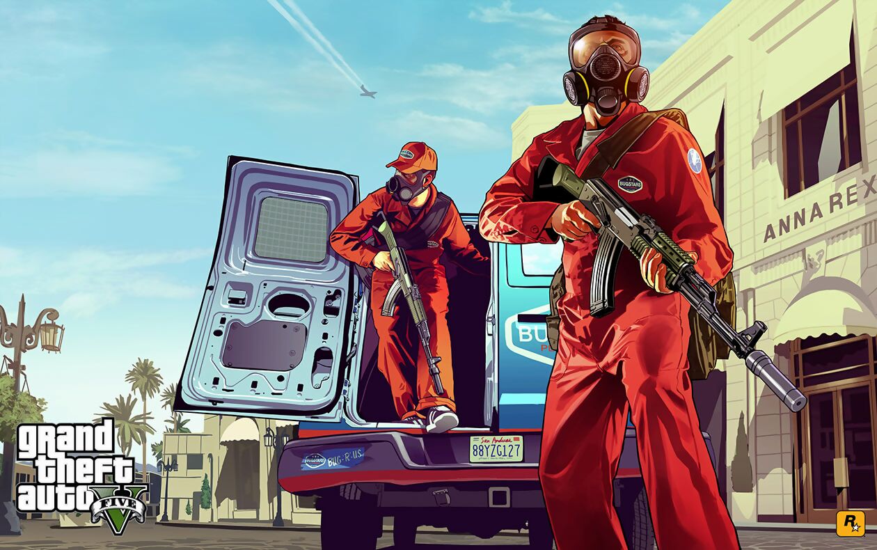 GTA 5 promo art AI