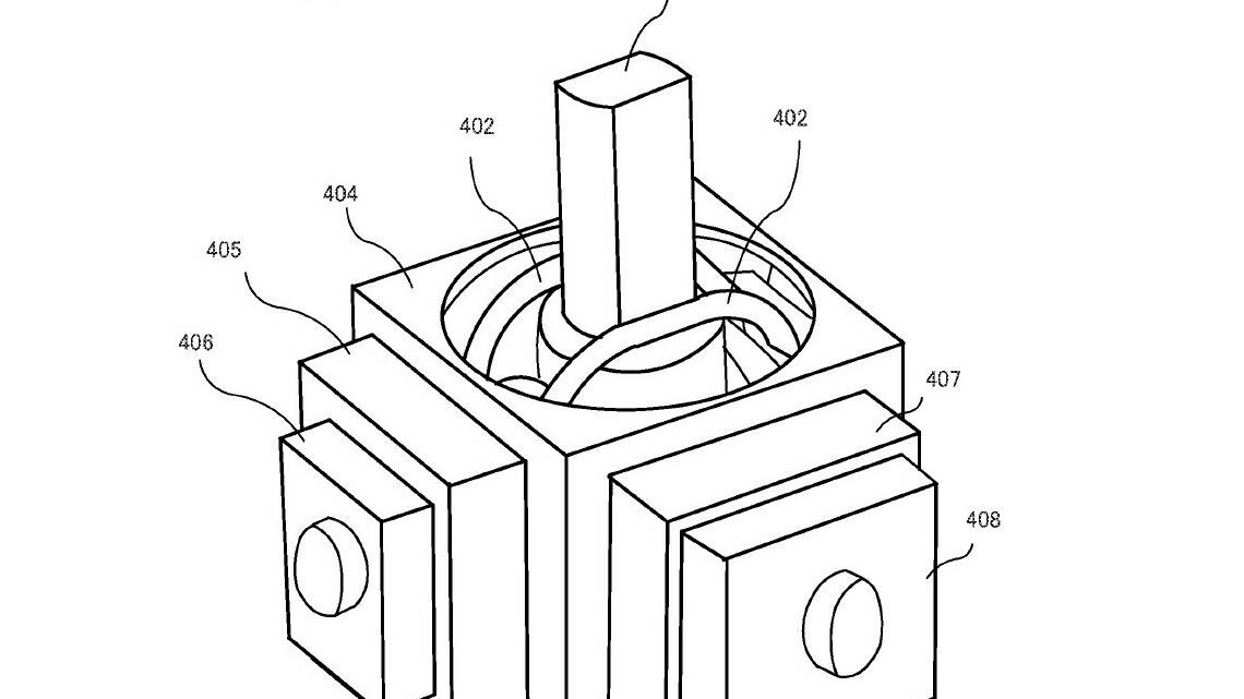 Figure from Nintendo pattern showing Hall effect joystick - potentially for Switch 2.